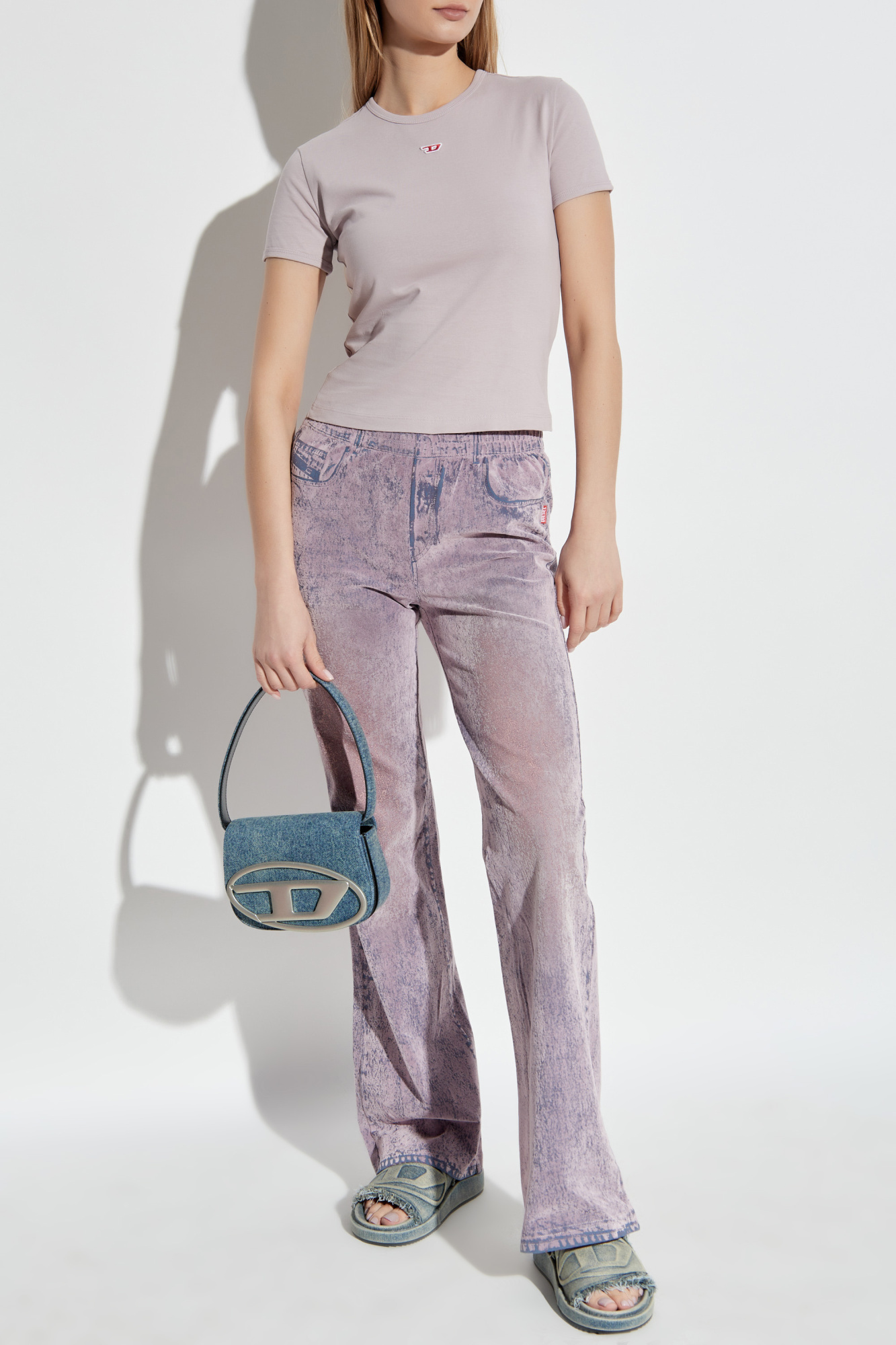 Pink Trousers P-NERV Diesel - Vitkac Italy